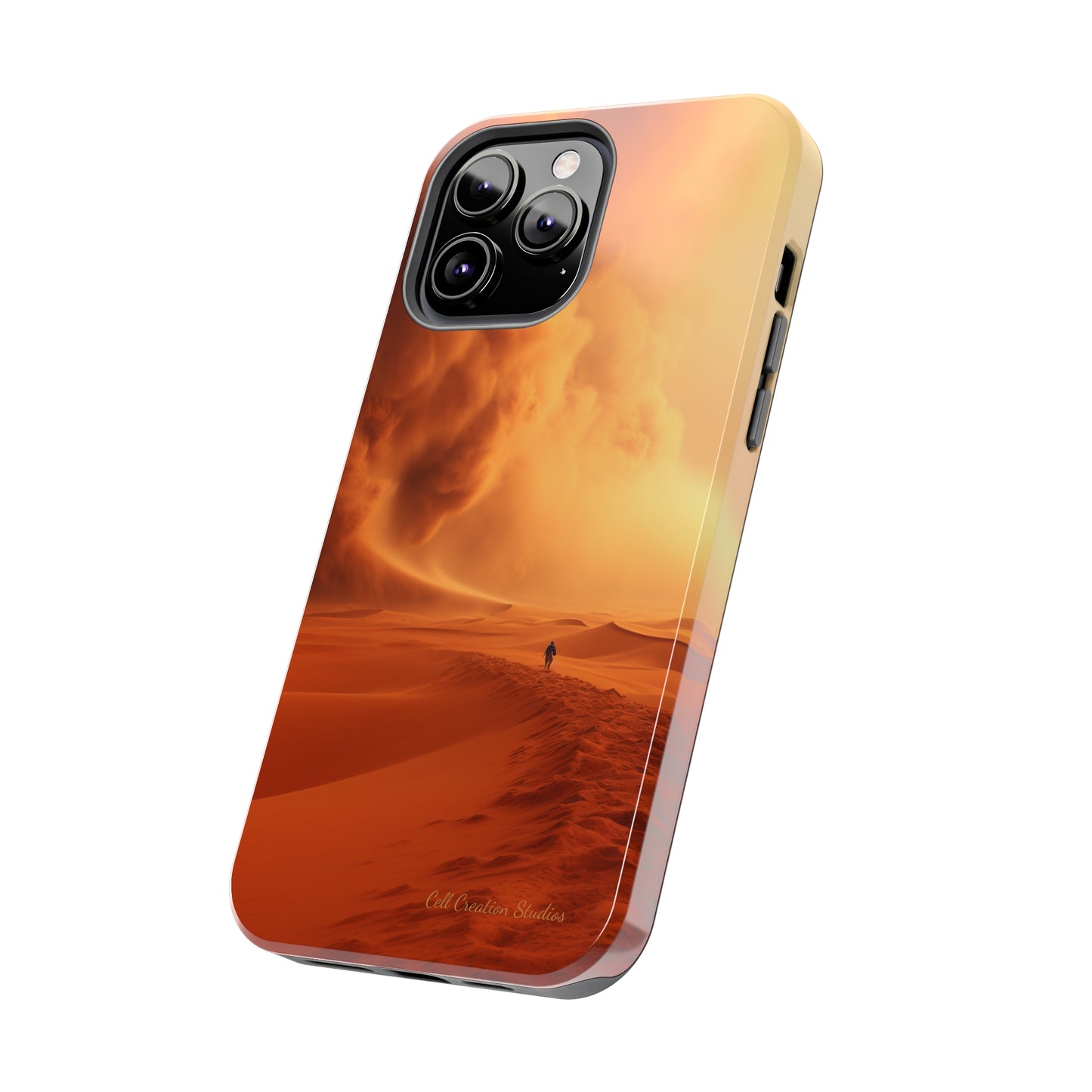 Introducing the "Desert Wanderer" Cell Phone Case – Embark on a Journey through Sand and Storm -Tough Phone Cases