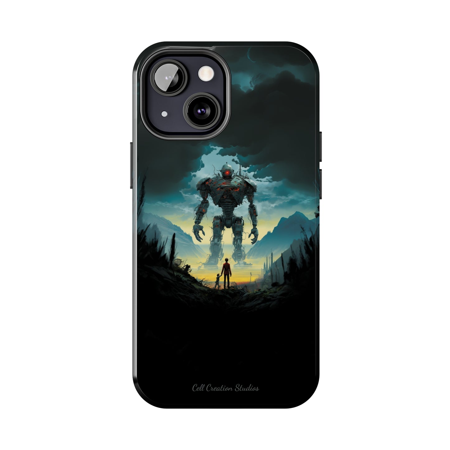 Introducing the "Rising Titan" Cell Phone Case – Witness the Astonishing Emergence of a Giant Robot! -Tough Phone Cases