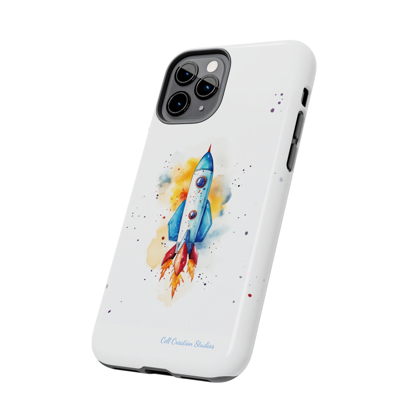 Introducing our "Cosmic Rocket" Cell Phone Case – Where Style Meets Adventure -Tough Phone Cases