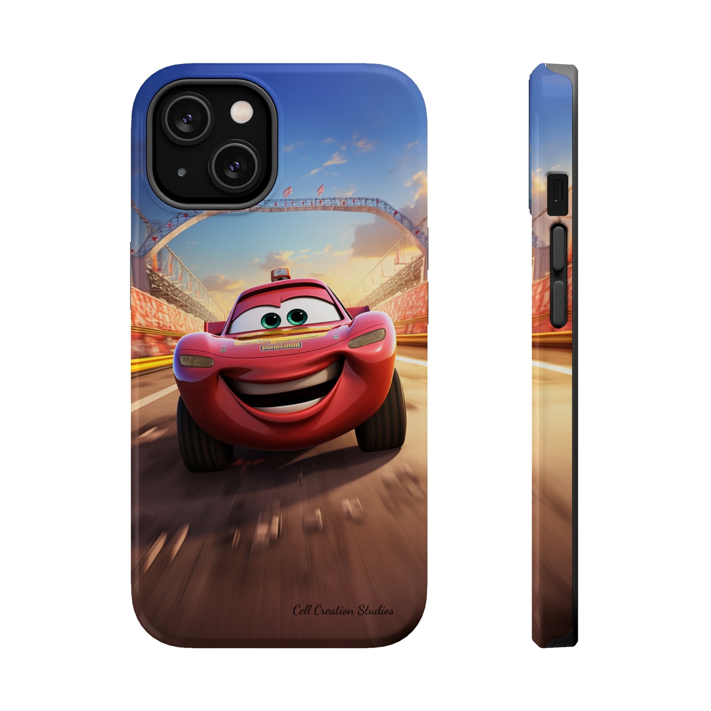 The " Smiling Red Racer" Phone Case -MagSafe Tough Cases