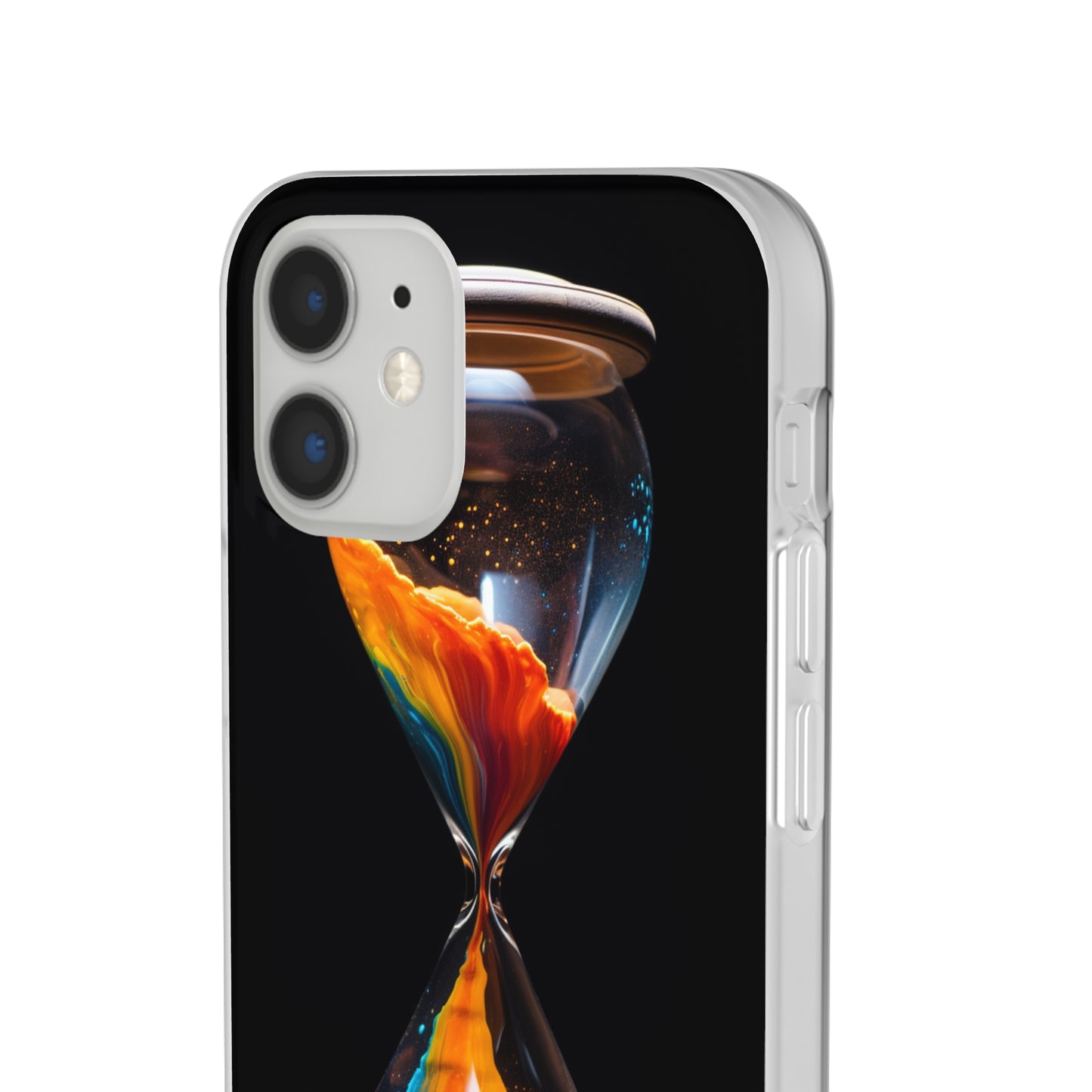 Introducing the "Vibrant Sands of Time" Cell Phone Case – Embrace the Beauty of Colorful Hourglass Design -Flexi Cases