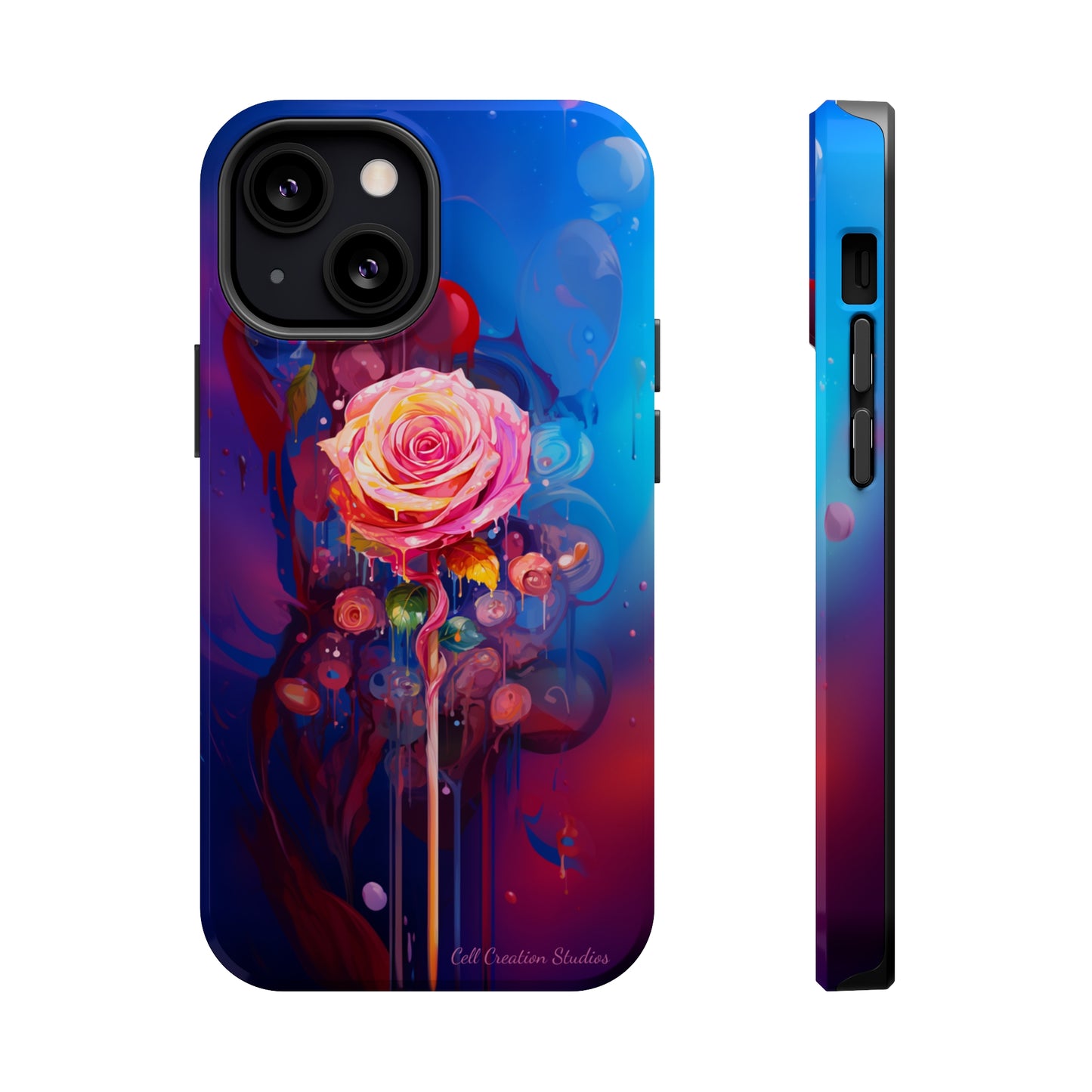 "Dreamy Rose Bloom Fantasy" -MagSafe Tough iPhone Cases