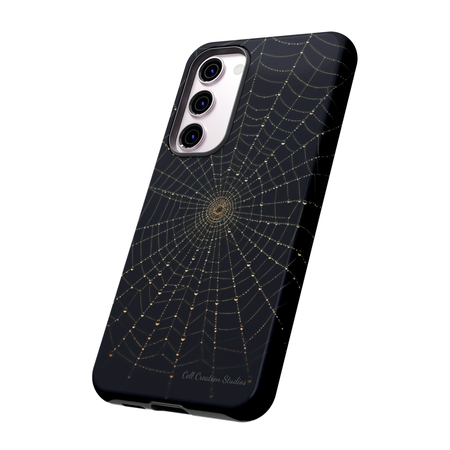 "Silken Noir Guardian" -Tough Samsung Phone Cases