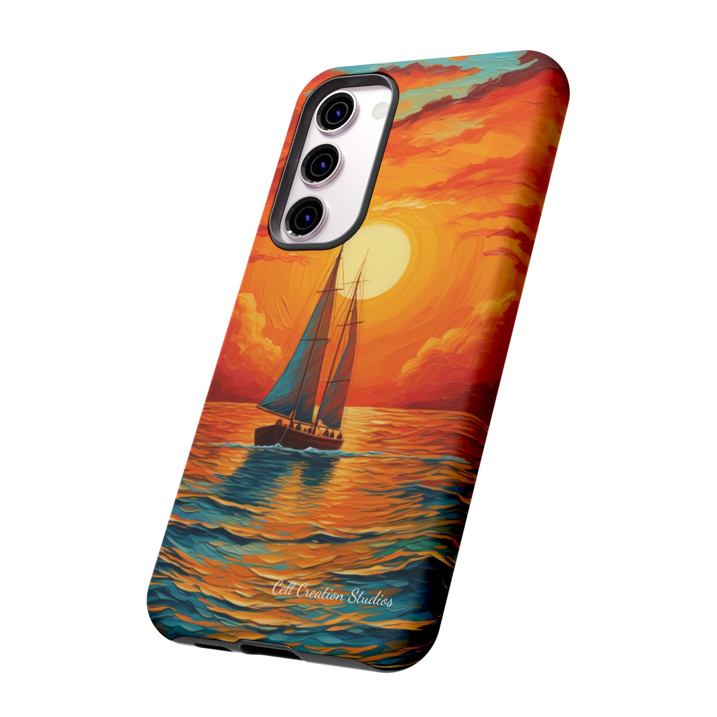 "Sailboat Sunset" - Tough Samsung Cases