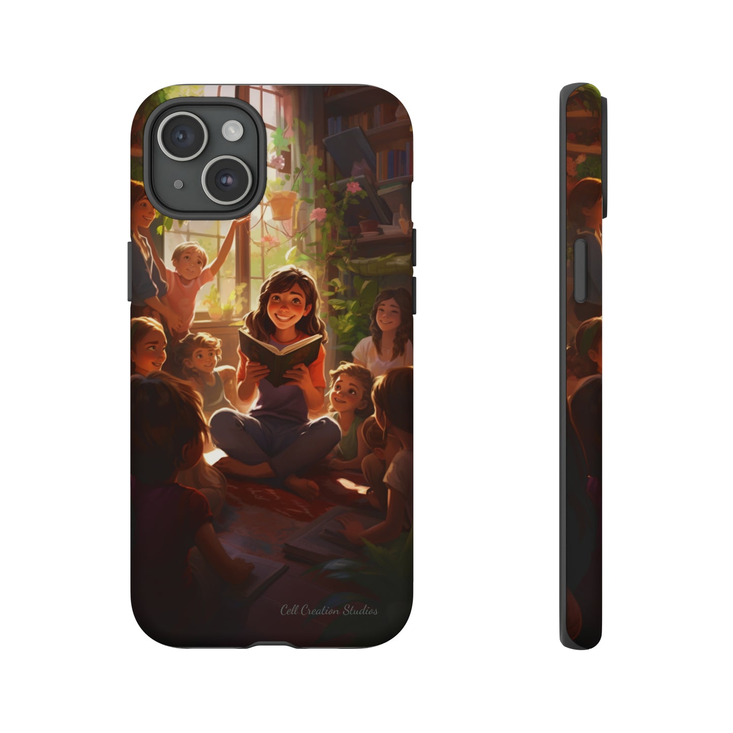 Introducing the "Inspiring Teacher's Tale" Cell Phone Case – Capture the Joy of Storytime -Tough Cases