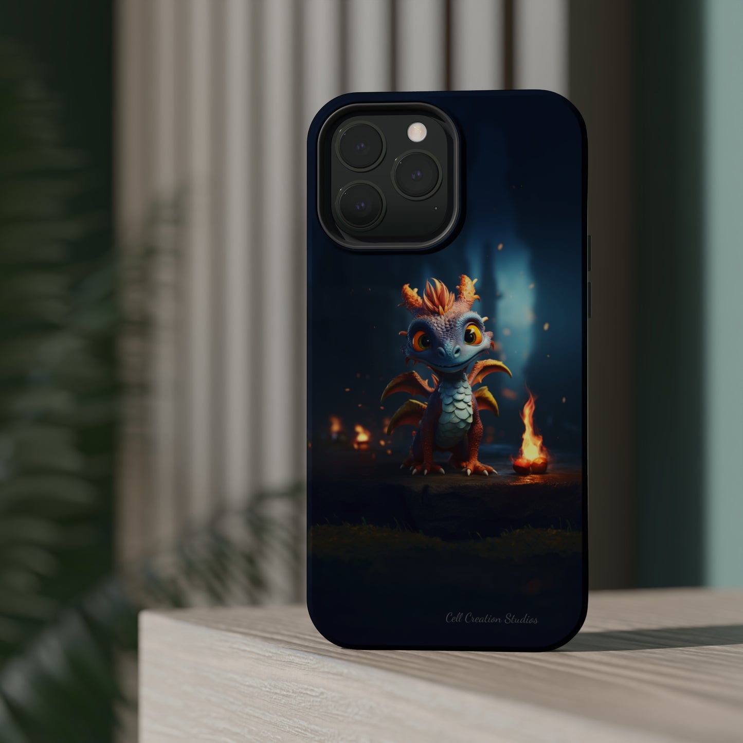 Introducing the "Azure Dragon" Cell Phone Case – Unleash Mythical Marvels -MagSafe Tough Cases