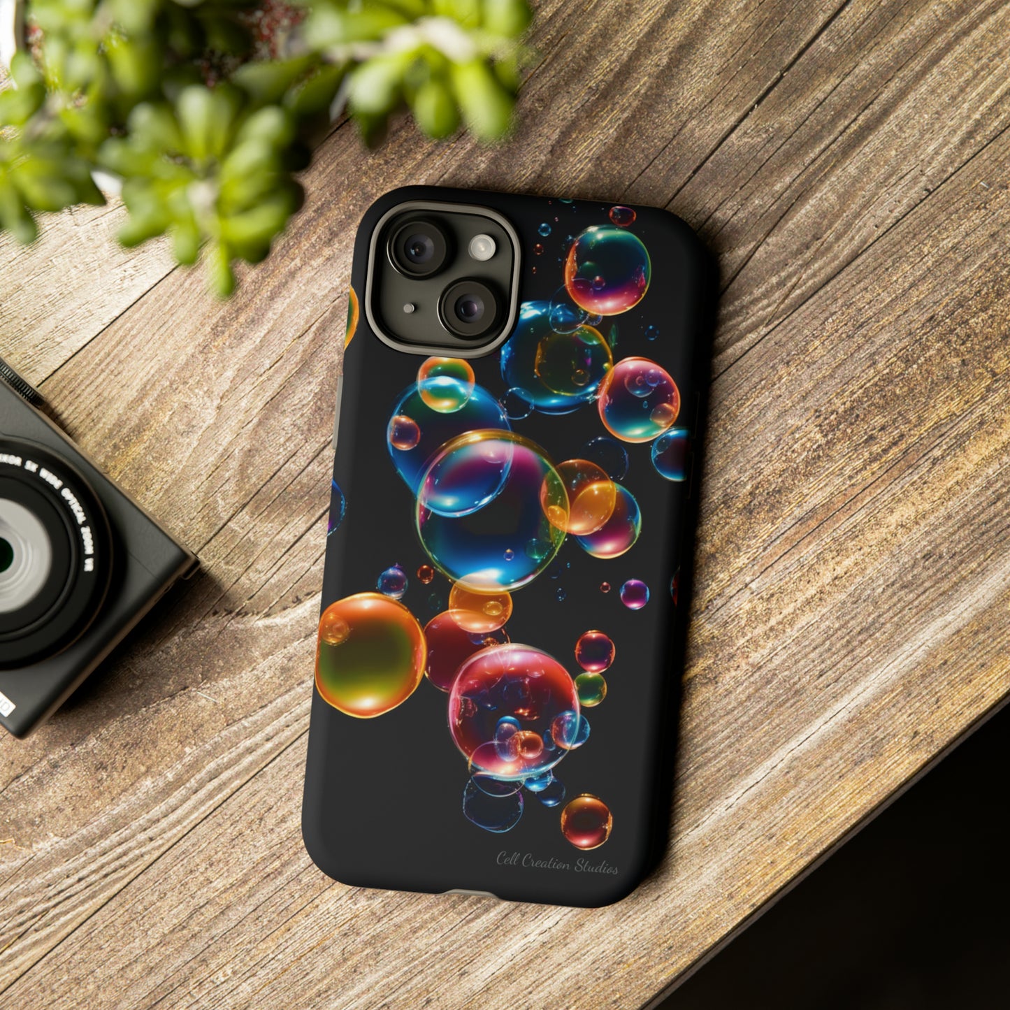 Elevate Your Phone's Aesthetic with our "BubbleBurst" Cell Phone Case -Tough Cases