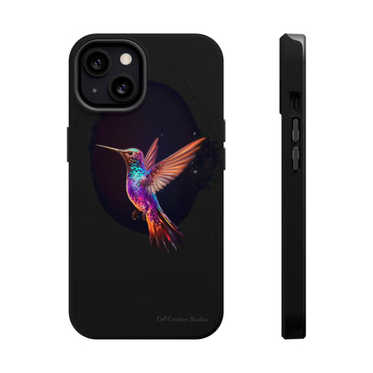 Introducing the "Enchanted Hummingbird" Cell Phone Case – Elegance Meets Nature -MagSafe Tough Cases