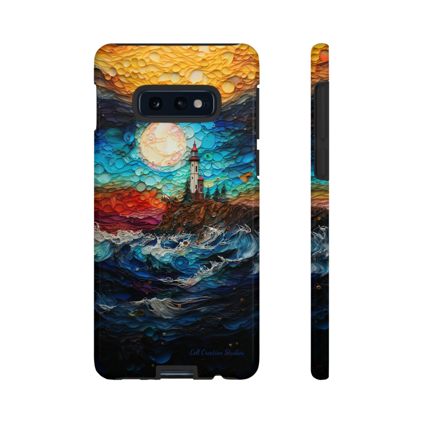 "Coastal Canvas Guardian" -Tough Samsung Phone Cases