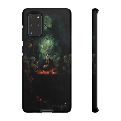 Introducing the "Ghoulish Gala" Cell Phone Case – Dracula's Halloween Soiree -Tough Cases