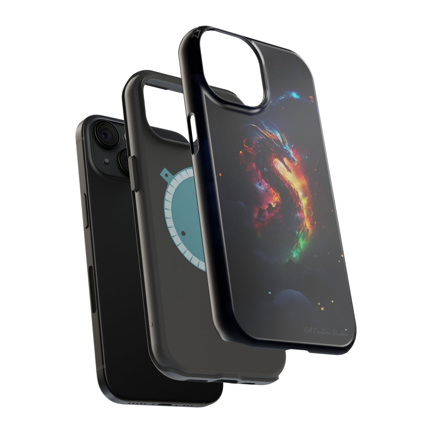 "Cosmic Dragon Unleashed" -MagSafe Tough iPhone Cases