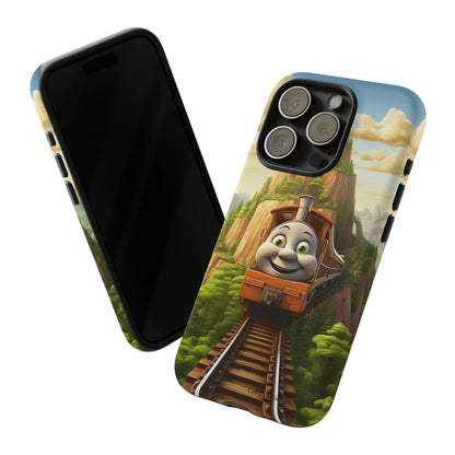 The "Mountain Journey Train" Character Phone Case-Tough Cases