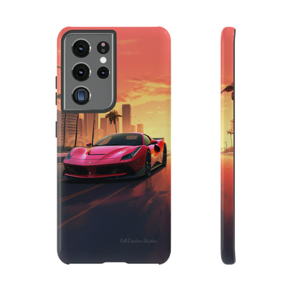 "Sunset Boulevard Ferrari Edition" -Tough Samsung Phone Cases