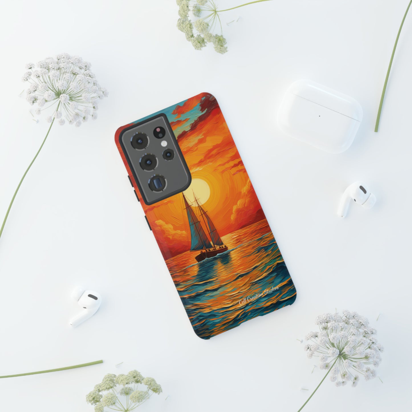 "Sailboat Sunset" - Tough Samsung Cases