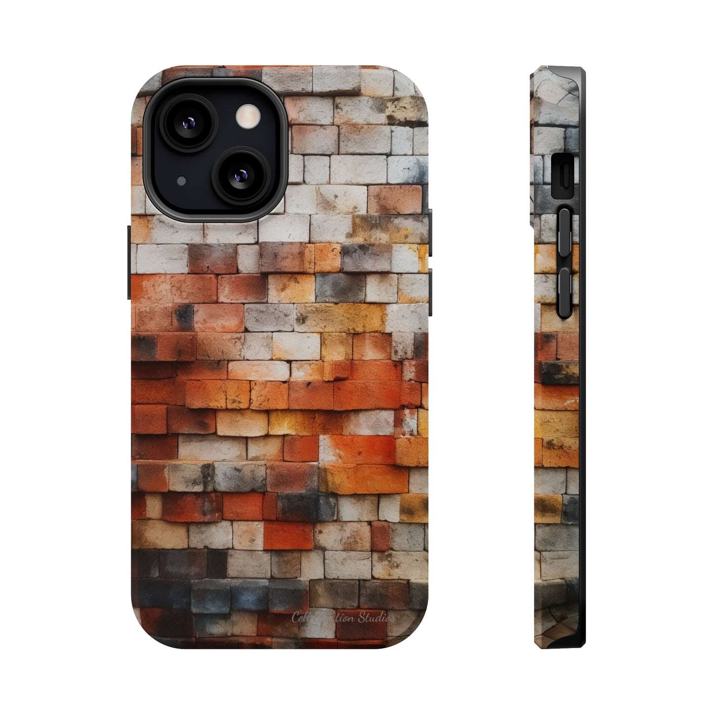 Introducing our "Urban Brickwork" Cell Phone Case – the perfect fusion of style and protection for your device -MagSafe Tough Cases