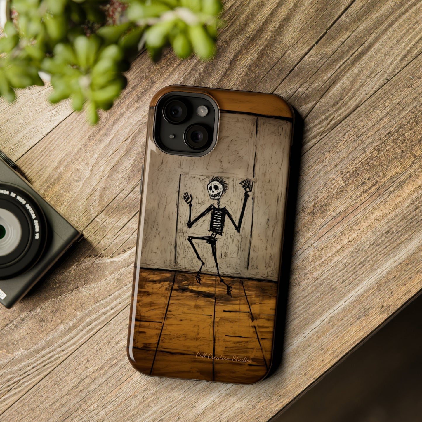 "Groovy Bones Skeleton" -MagSafe Tough iPhone Cases