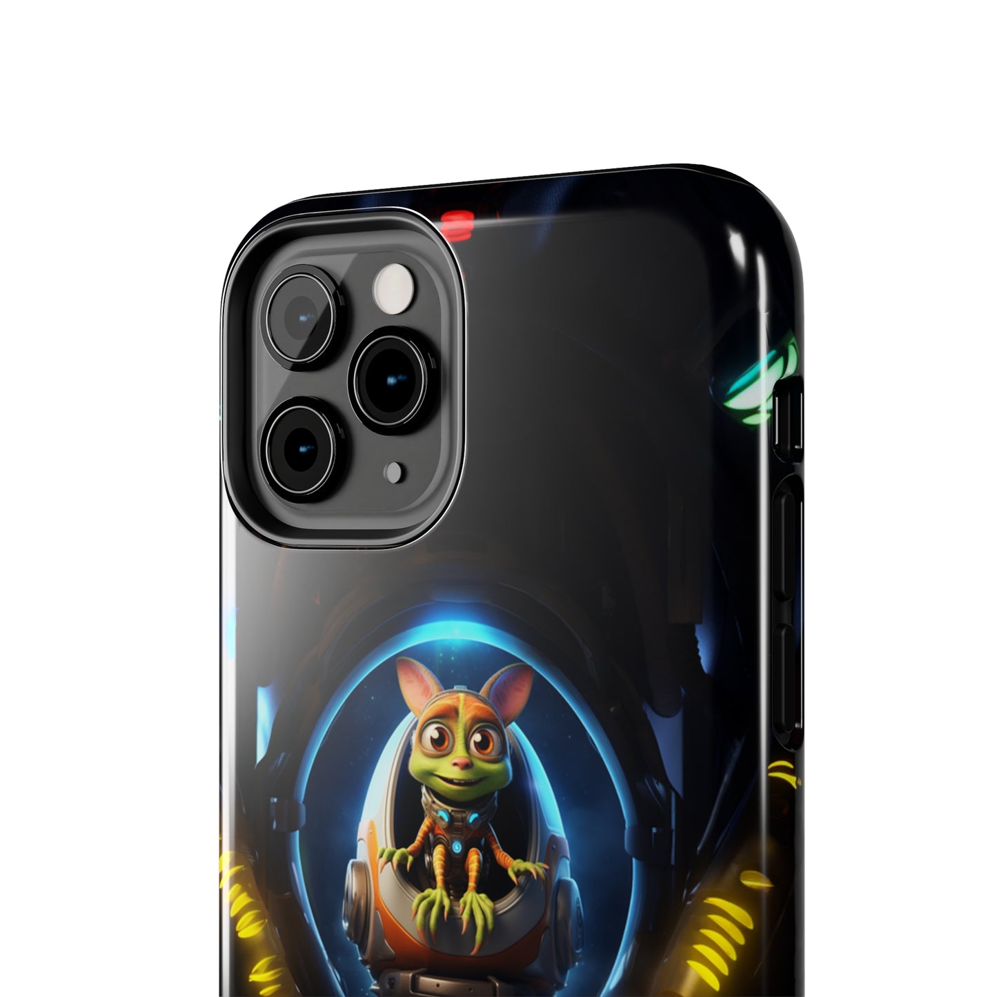 The "Galactic Explorer Alien Spaceship" Phone Case -Tough Phone Cases