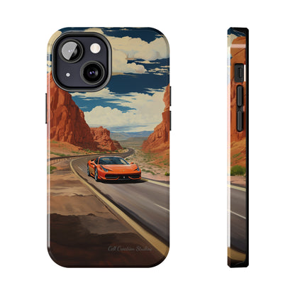 "Desert Racer Ferrari Edition" -Tough iPhone Cases