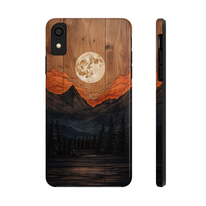 "Elevate Your Style with the Mountain Moonlight Phone Case" -Tough Phone Cases