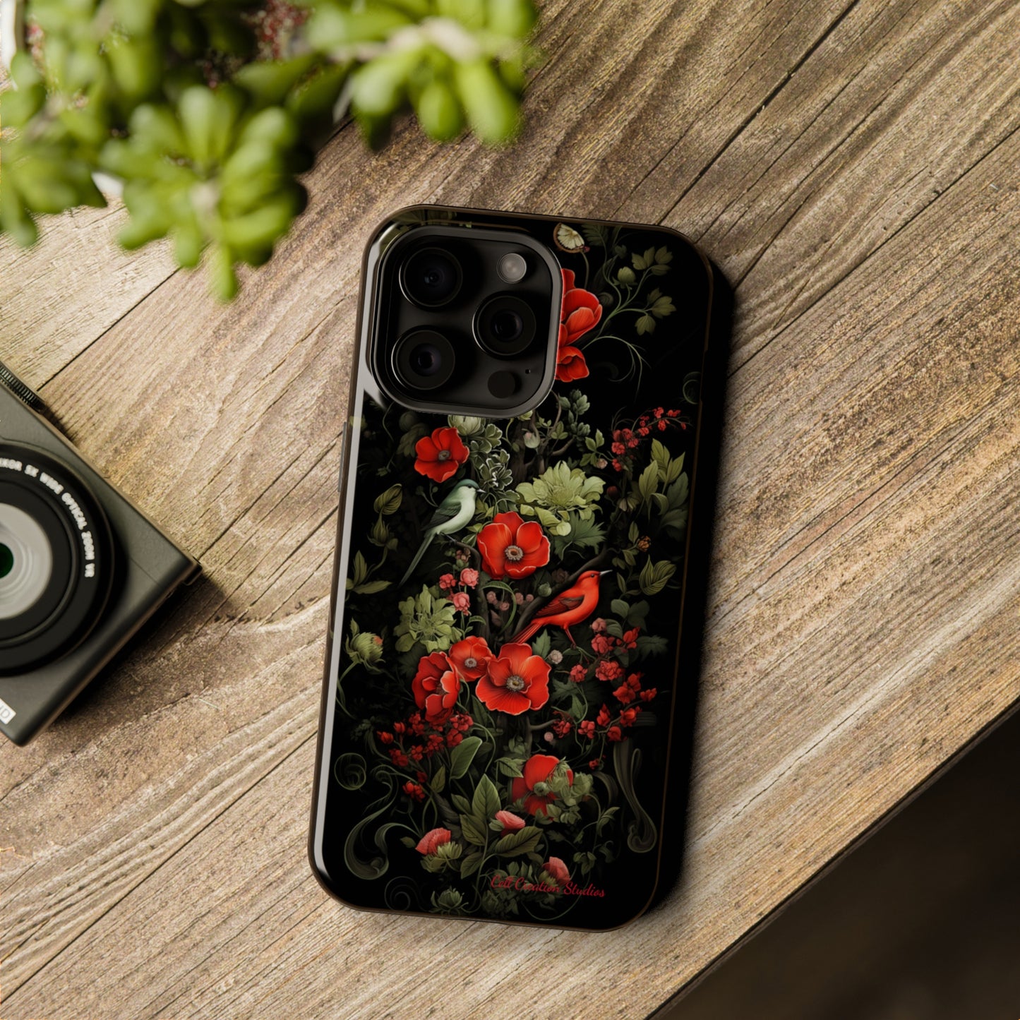 "Floral Serenade Elegance" -MagSafe Tough iPhone Cases