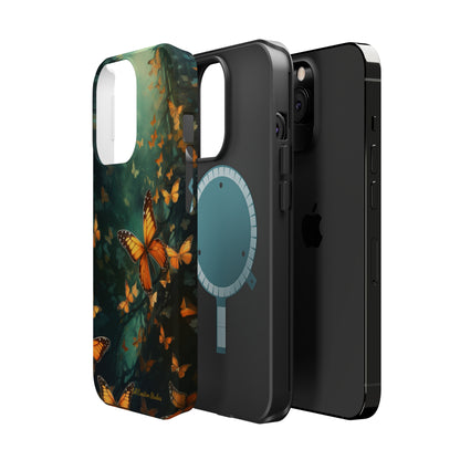 Introducing the "Butterfly Symphony" Cell Phone Case – Embrace the Dance of Nature! -MagSafe Tough Cases