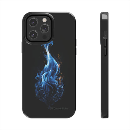 "Blue Flame" Phone Case: Ignite Your Style with Fiery Elegance -Tough Phone Cases