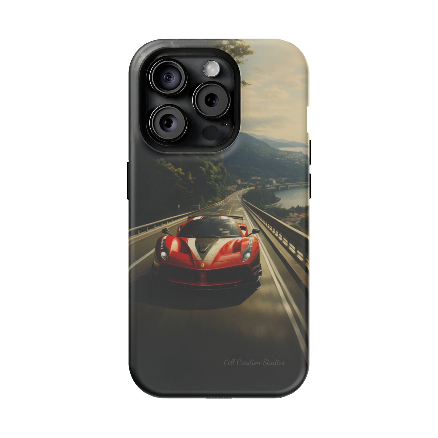 "Tropical Thrill Ferrari Edition" -MagSafe Tough iPhone Cases