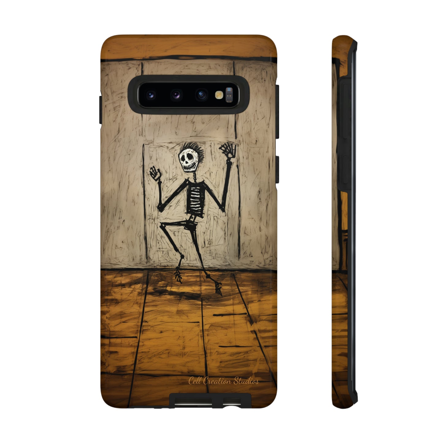 "Groovy Bones Skeleton" -Tough Samsung Phone Cases