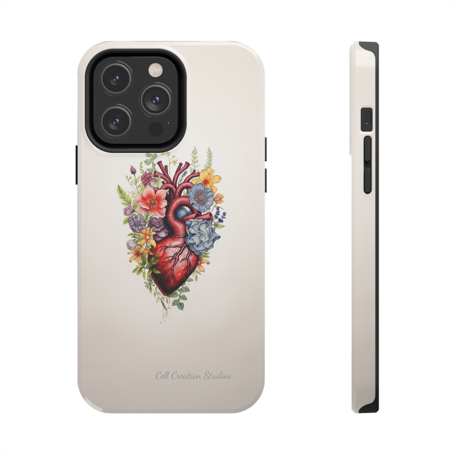 "Blooming Hearts" -Tough iPhone Cases