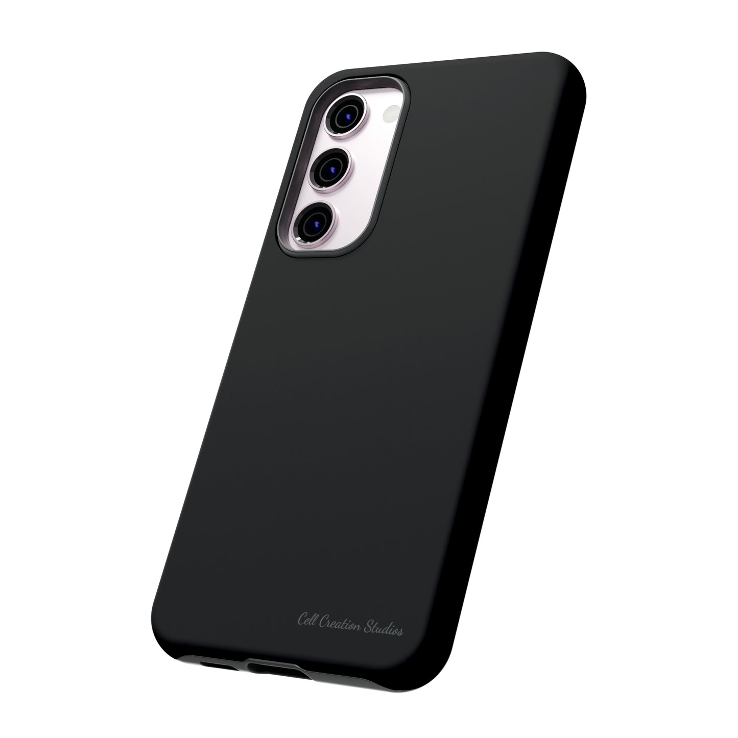 "Stealth Black Defender" -Tough Samsung Phone Cases