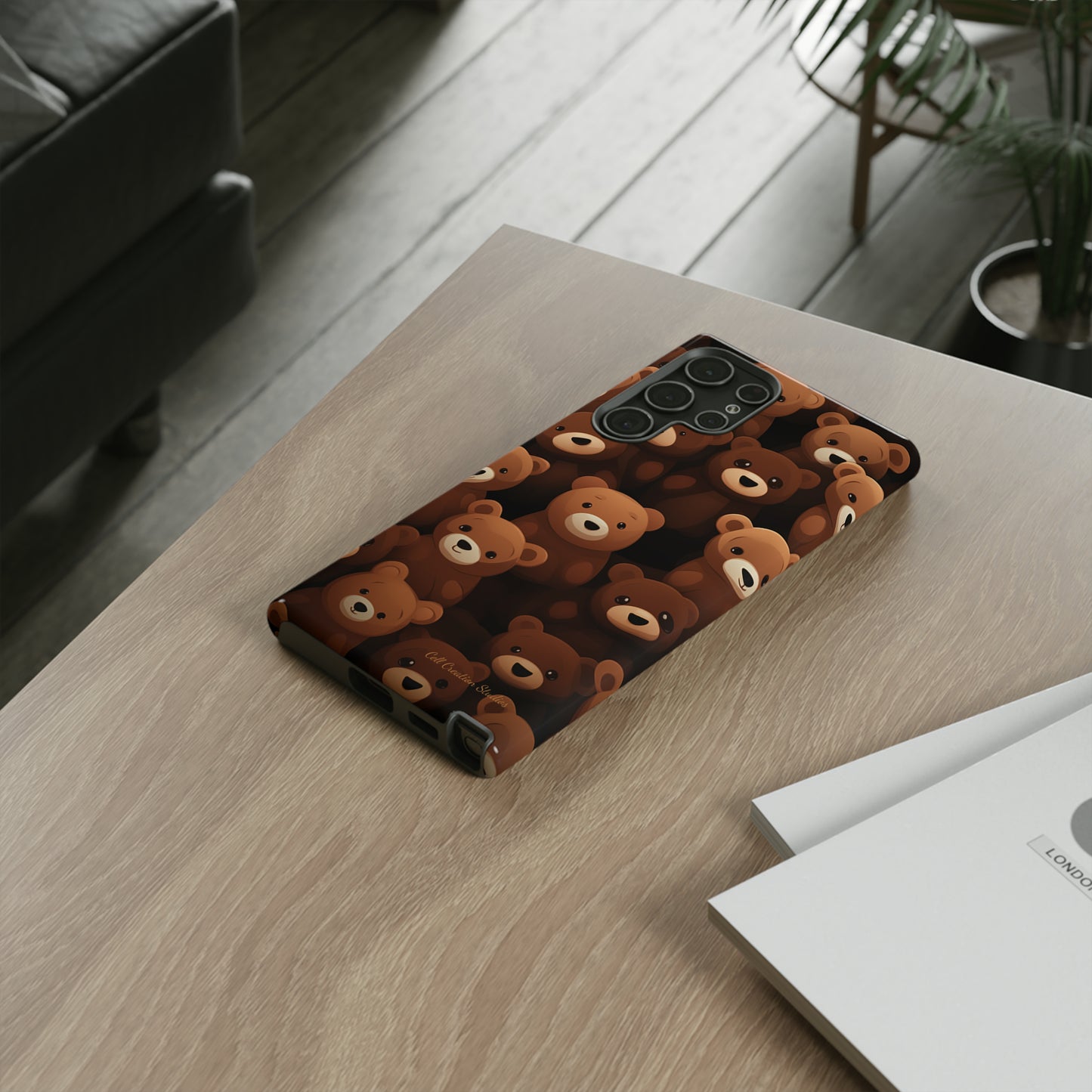 "Bear Hug Haven" -Tough Phone Cases