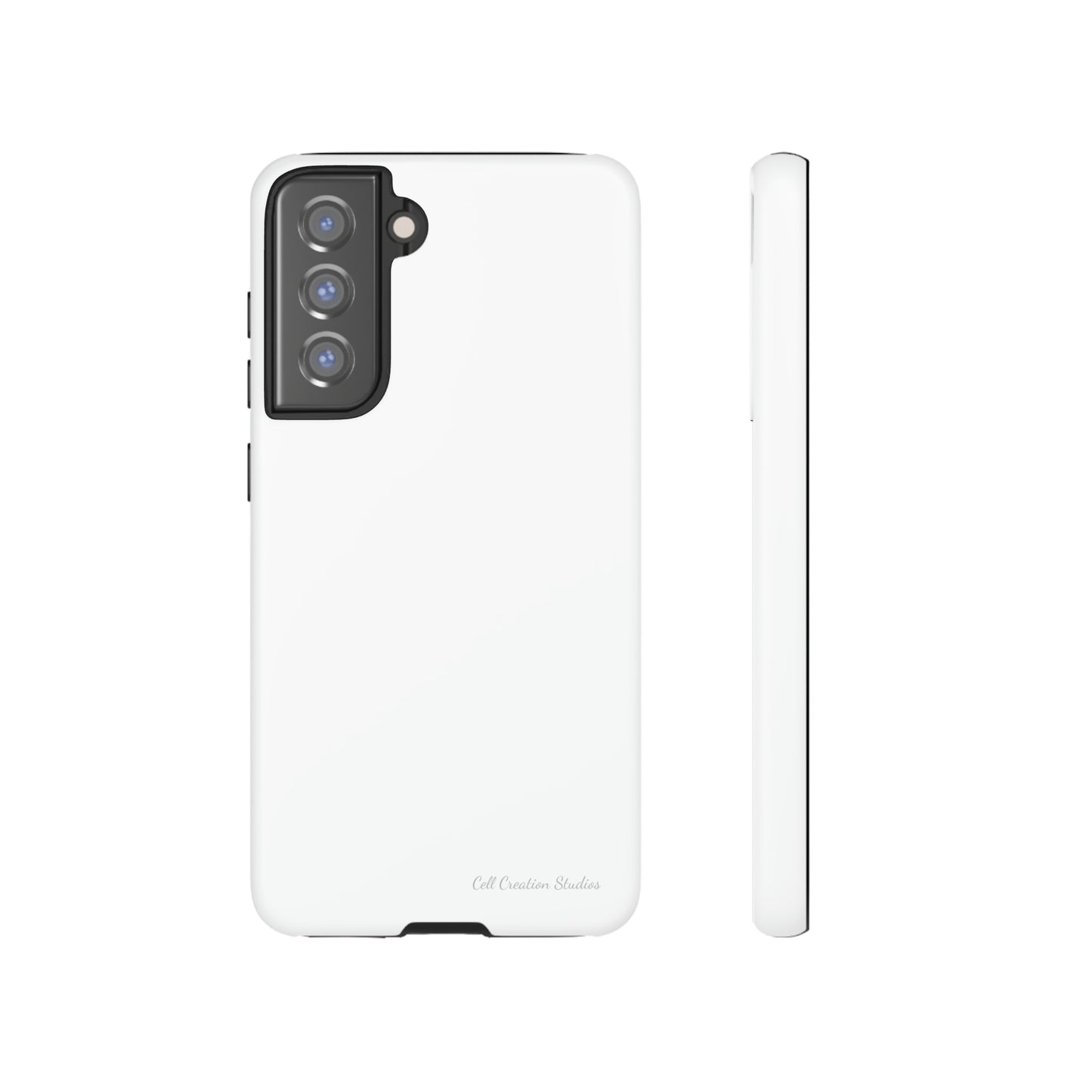 "Pure Elegance White" -Tough Samsung Phone Cases