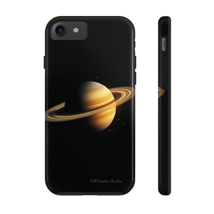Introducing the "Saturn's Elegance" Cell Phone Case – A Cosmic Masterpiece -Tough Phone Cases
