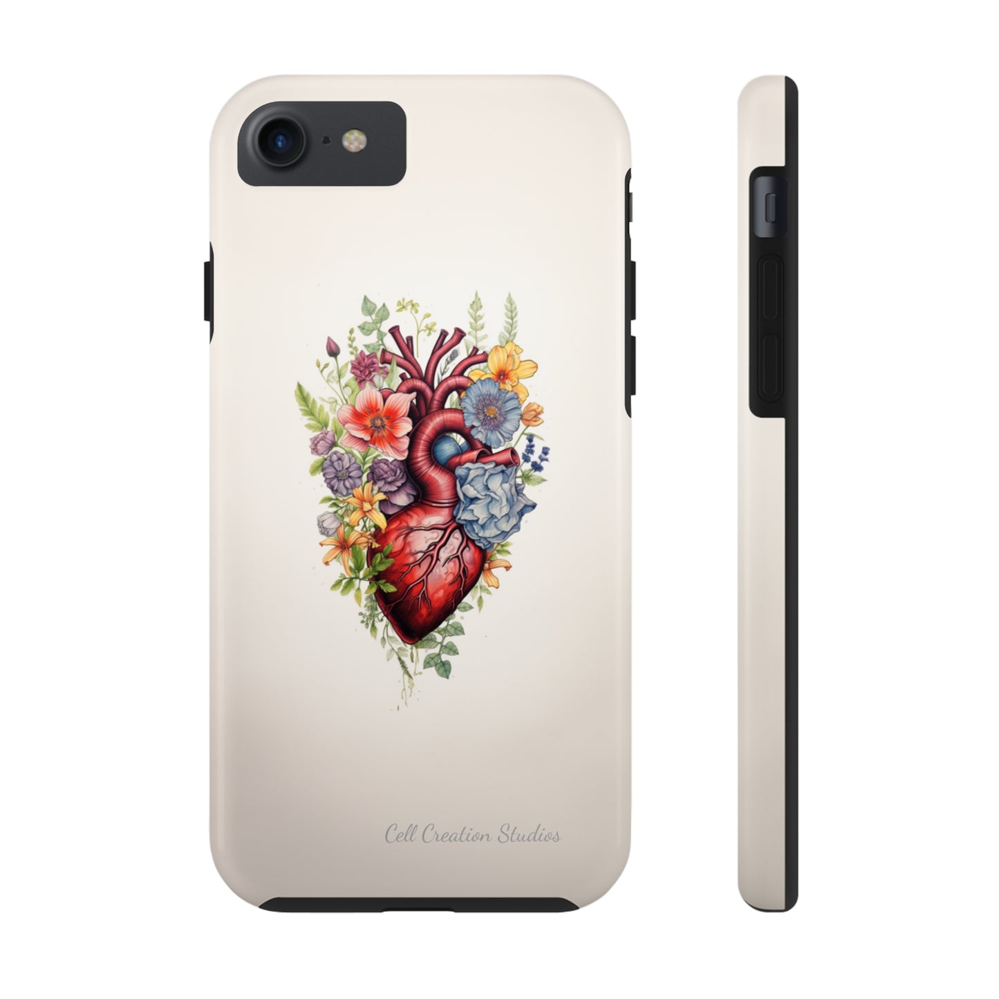 "Blooming Hearts" -Tough iPhone Cases