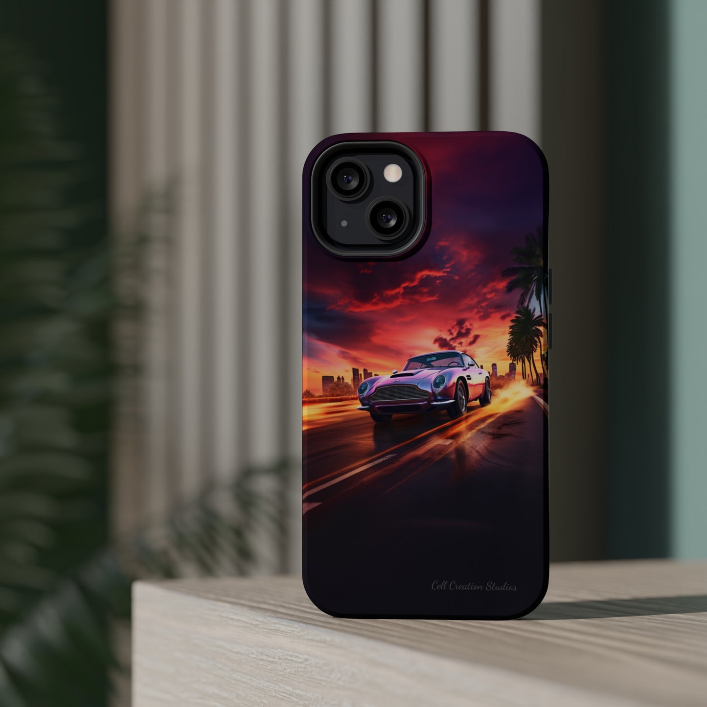 "Silver Aston Martin Racing" -MagSafe Tough iPhone Cases