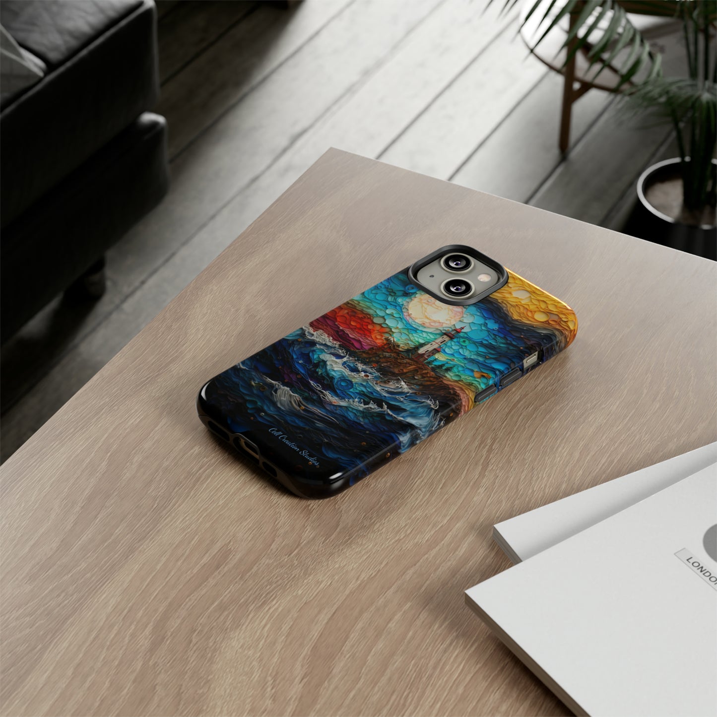 "Coastal Canvas Guardian" -Tough iPhone Cases