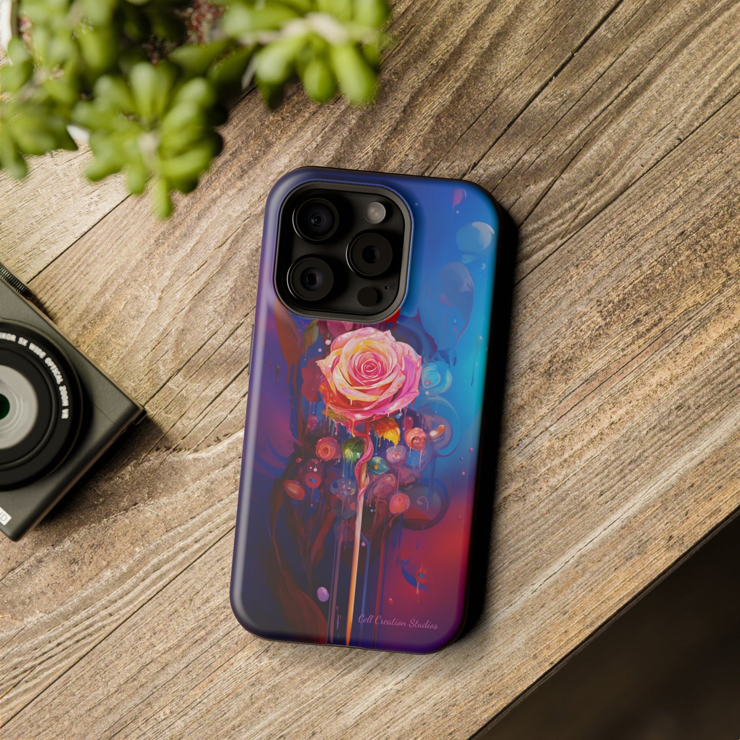 "Dreamy Rose Bloom Fantasy" -MagSafe Tough iPhone Cases