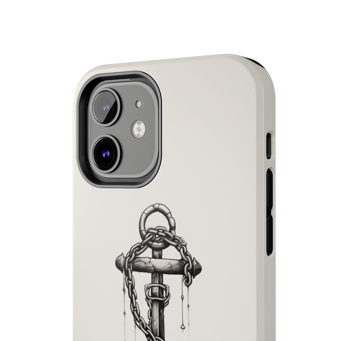 "Nautical Elegance Anchor" -Tough iPhone Cases