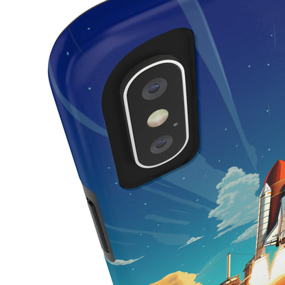 Introducing the "NASA Space Shuttle Launch" Cell Phone Case – Elevate Your Style to New Heights -Tough Phone Cases