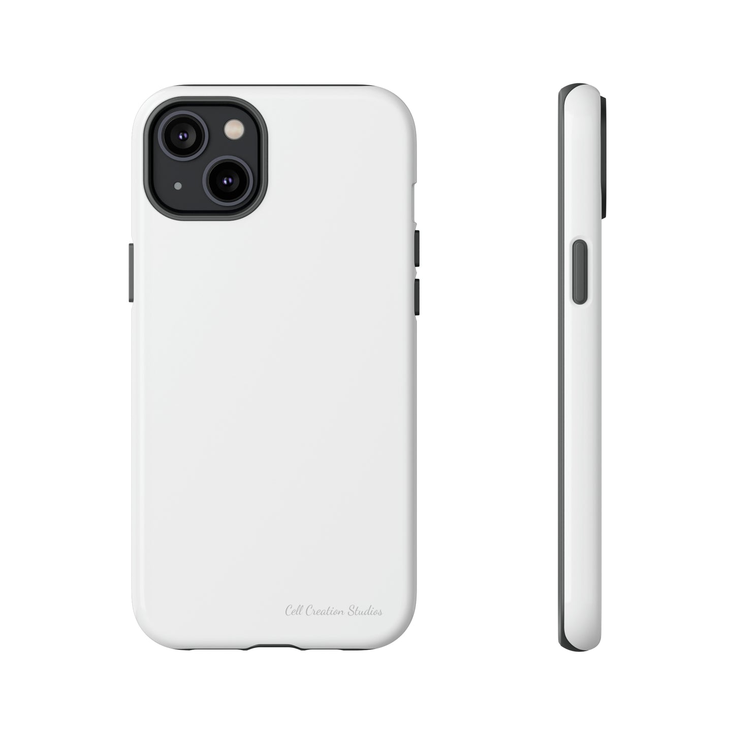 "Pure Elegance White" -Tough iPhone Cases