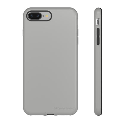 "Sleek Silver Essence" -Tough iPhone Cases