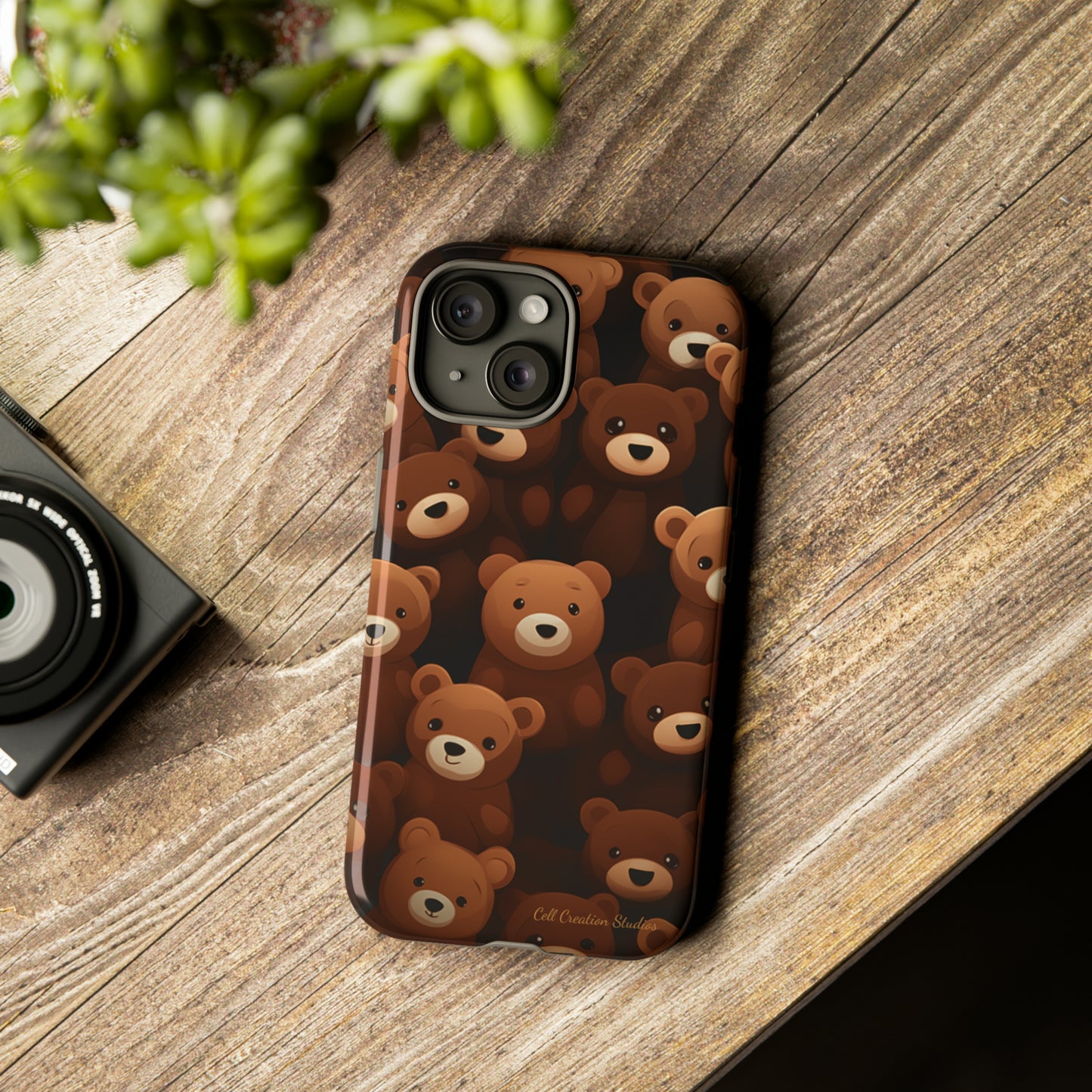 "Bear Hug Haven" -Tough Phone Cases