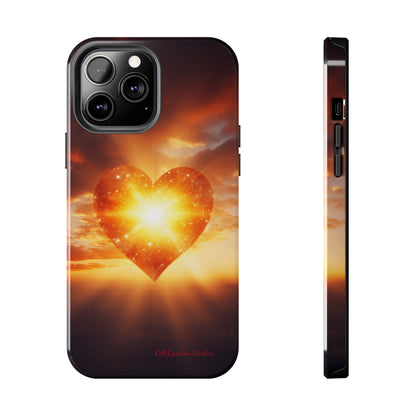 Introducing the "Sunlit Heart" Cell Phone Case – Embrace Love and Radiance -Tough Phone Cases