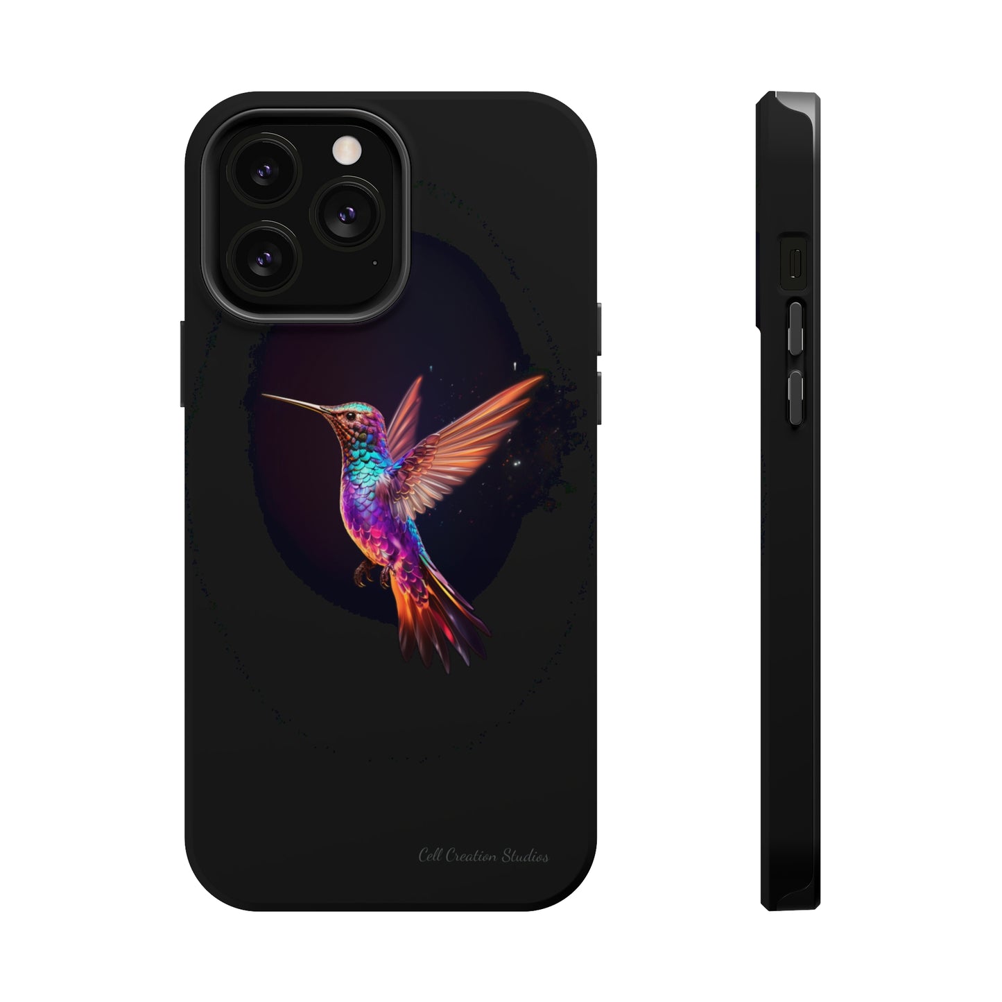 Introducing the "Enchanted Hummingbird" Cell Phone Case – Elegance Meets Nature -MagSafe Tough Cases