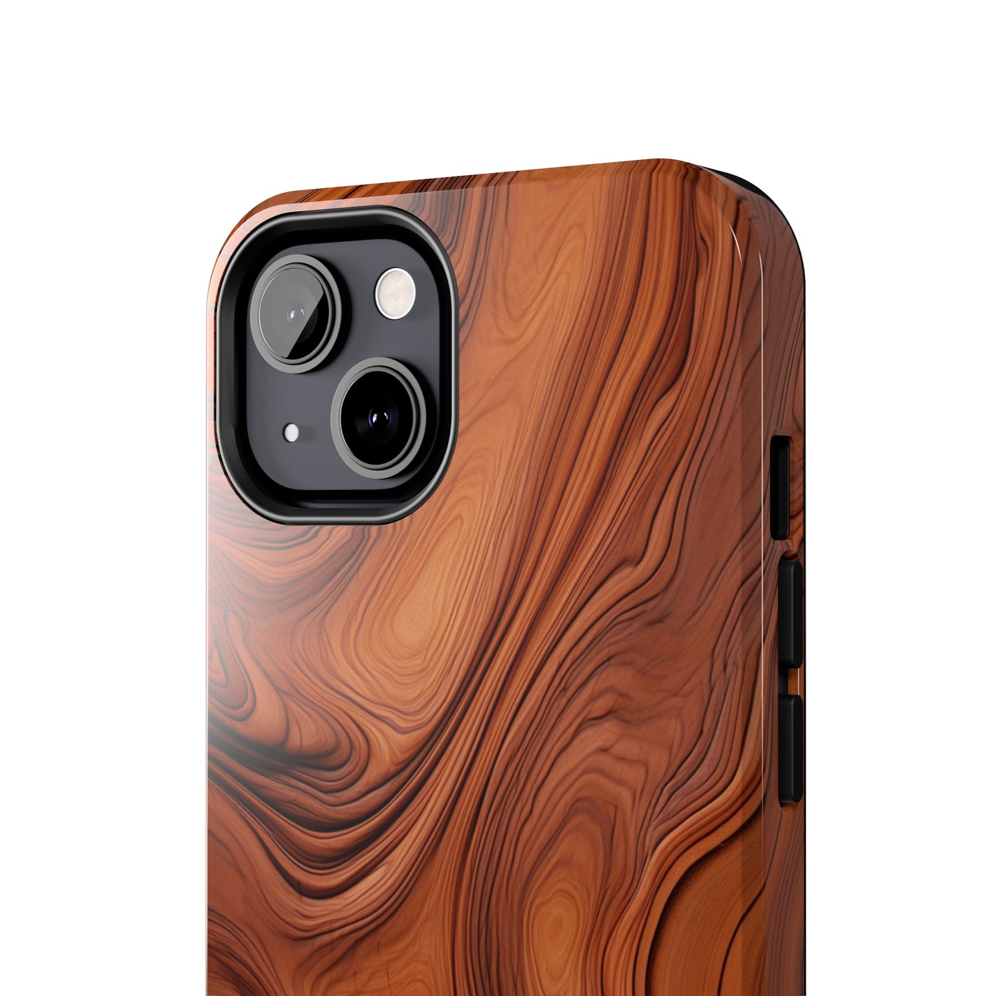 The "Natural Elegance" Wood Pattern Phone Case -Tough Phone Cases