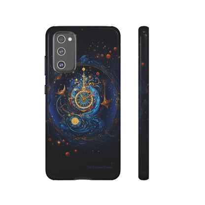 "Cosmic Clock Elegance" -Tough Samsung Phone Cases