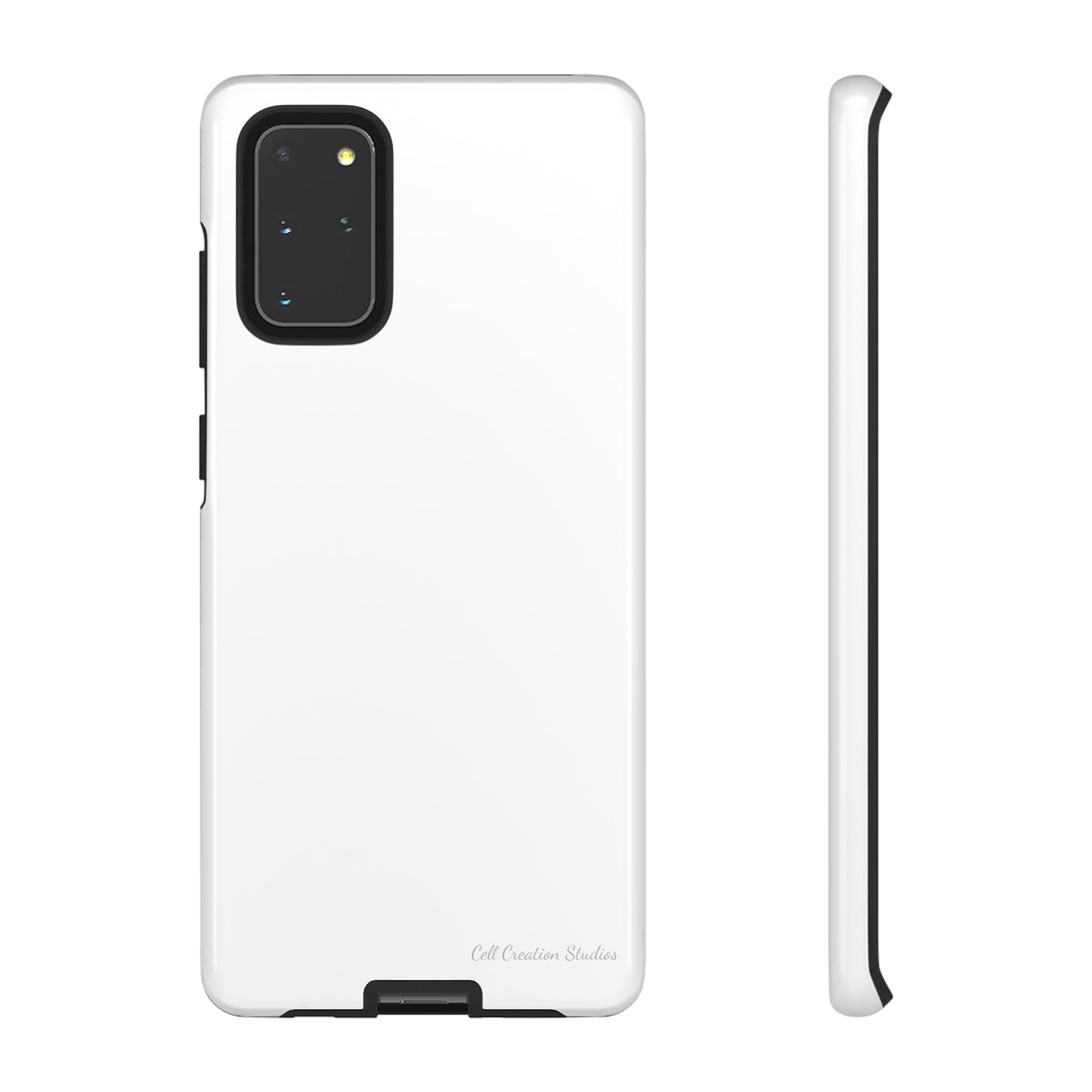 "Pure Elegance White" -Tough Samsung Phone Cases