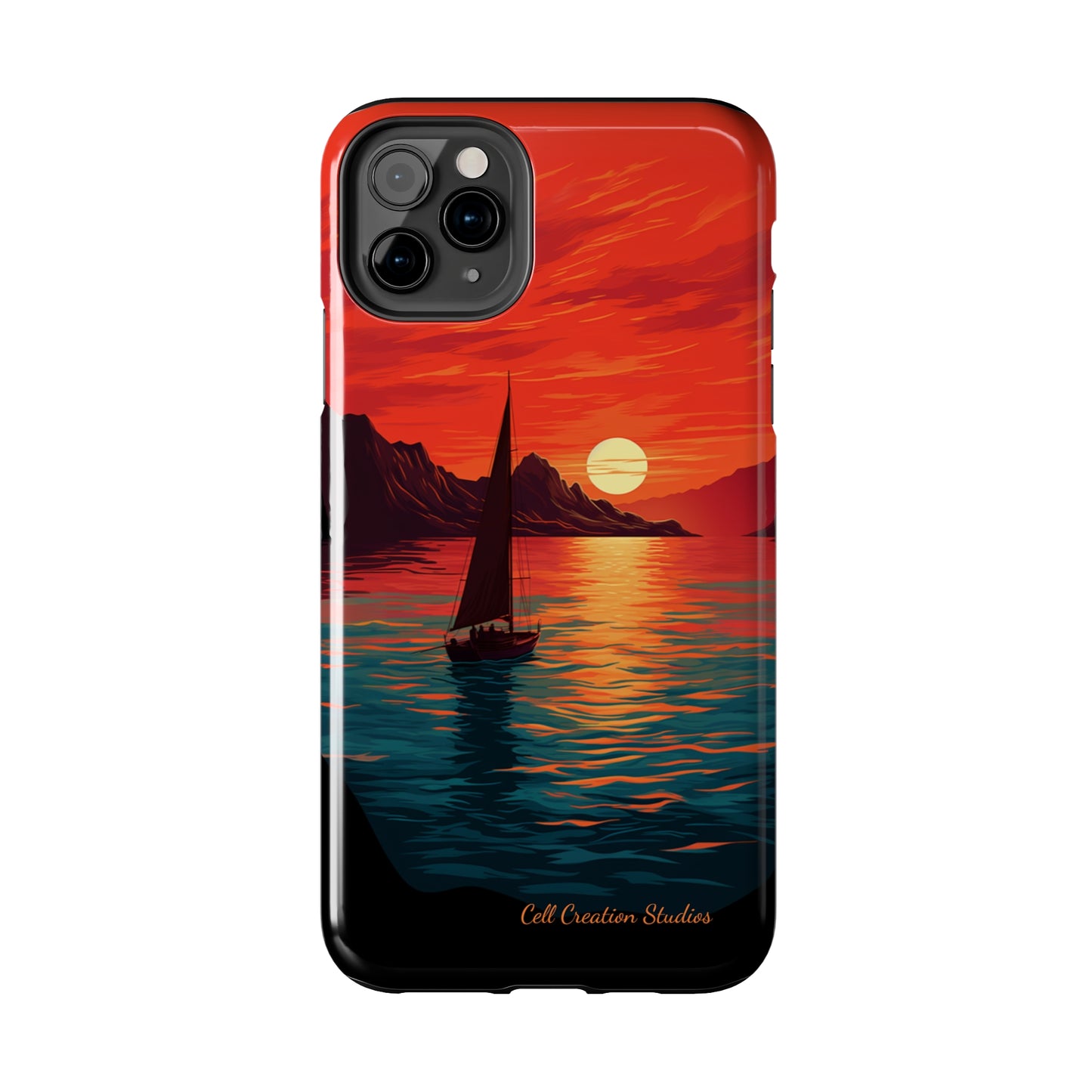 "Serenity at Sunset" -Tough iPhone Cases