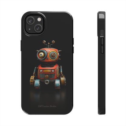 Introducing the "Toy Robot Delight" Cell Phone Case – Embrace Nostalgia with a Playful Robotic Companion! -Tough Phone Cases