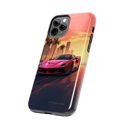 "Sunset Boulevard Ferrari Edition" -Tough iPhone Cases